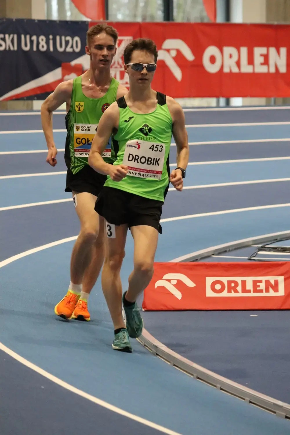 Polish Indoor Championships U18 and U20 in Wrocław. Kacper Drobik became the Polish vice-champion in the 5 000-meter race walk. He also set a new personal record of 22:38.73.