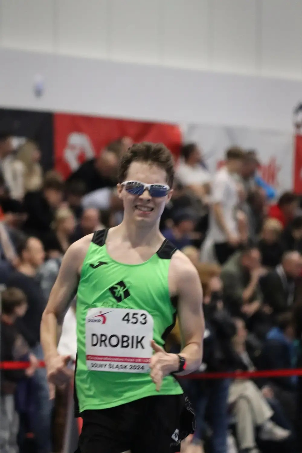 Polish Indoor Championships U18 and U20 in Wrocław. Kacper Drobik became the Polish vice-champion in the 5 000-meter race walk. He also set a new personal record of 22:38.73.