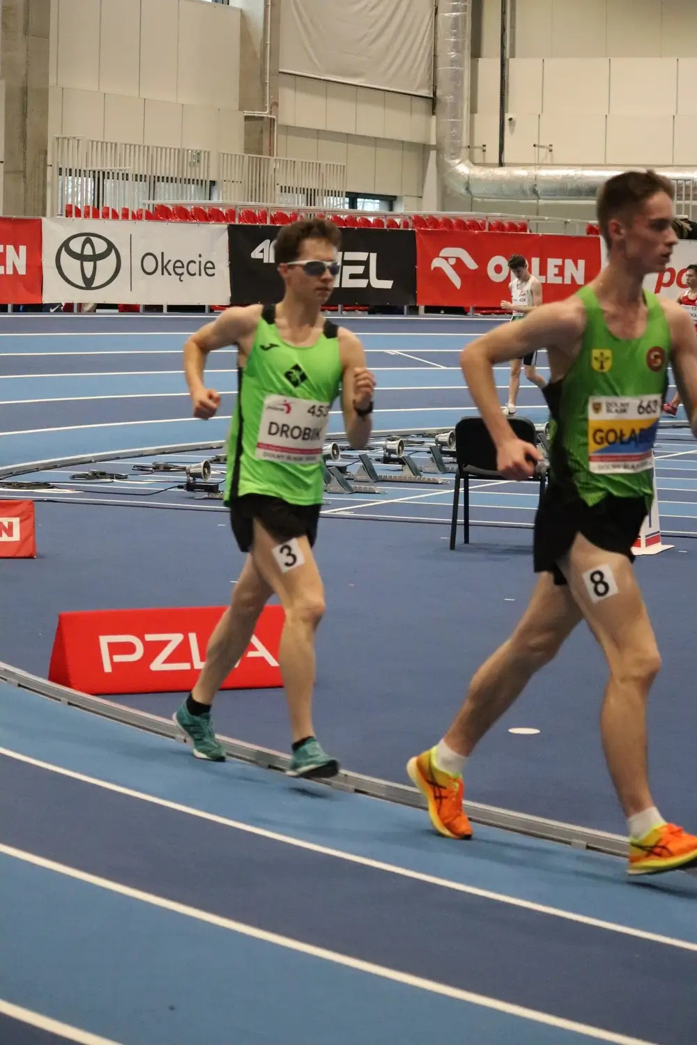 Polish Indoor Championships U18 and U20 in Wrocław. Kacper Drobik became the Polish vice-champion in the 5 000-meter race walk. He also set a new personal record of 22:38.73.