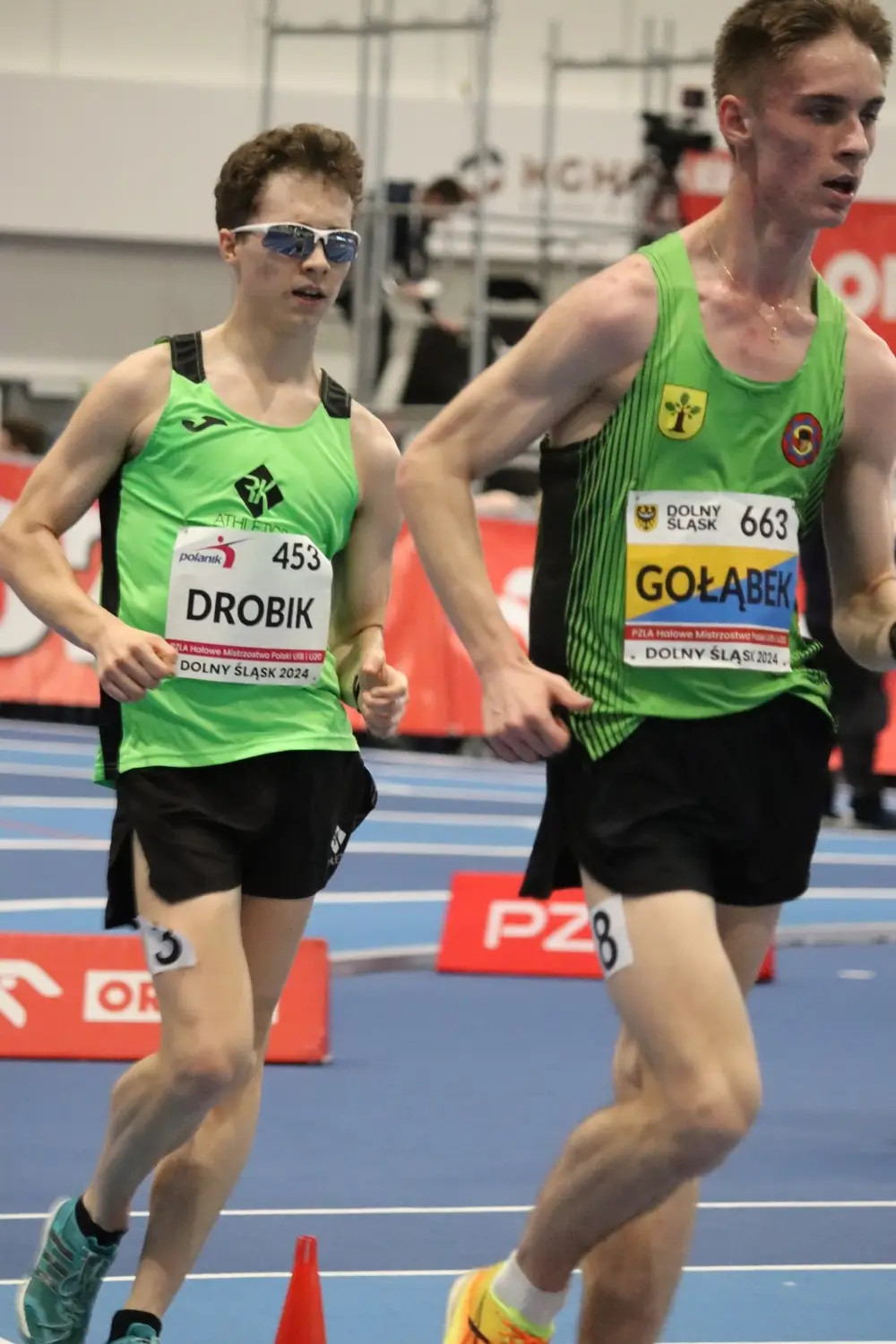 Polish Indoor Championships U18 and U20 in Wrocław. Kacper Drobik became the Polish vice-champion in the 5 000-meter race walk. He also set a new personal record of 22:38.73.