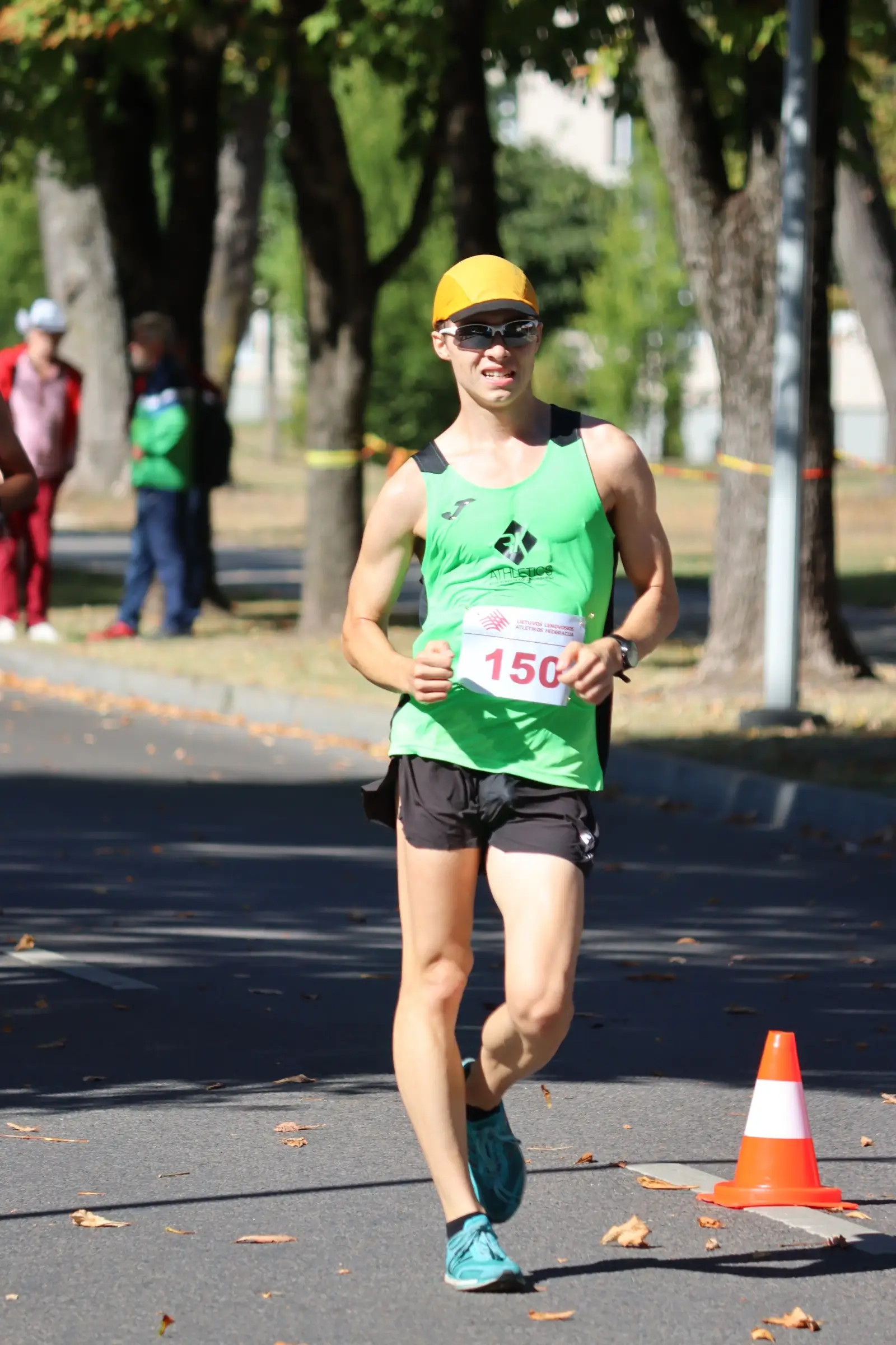 XXXI International race walking competition Druskininkai. Kacper Drobik took second place in the 5km walk.