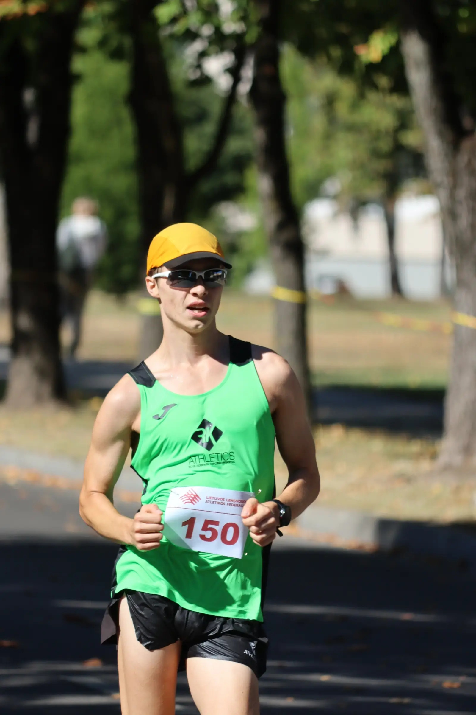 XXXI International race walking competition Druskininkai. Kacper Drobik took second place in the 5km walk.