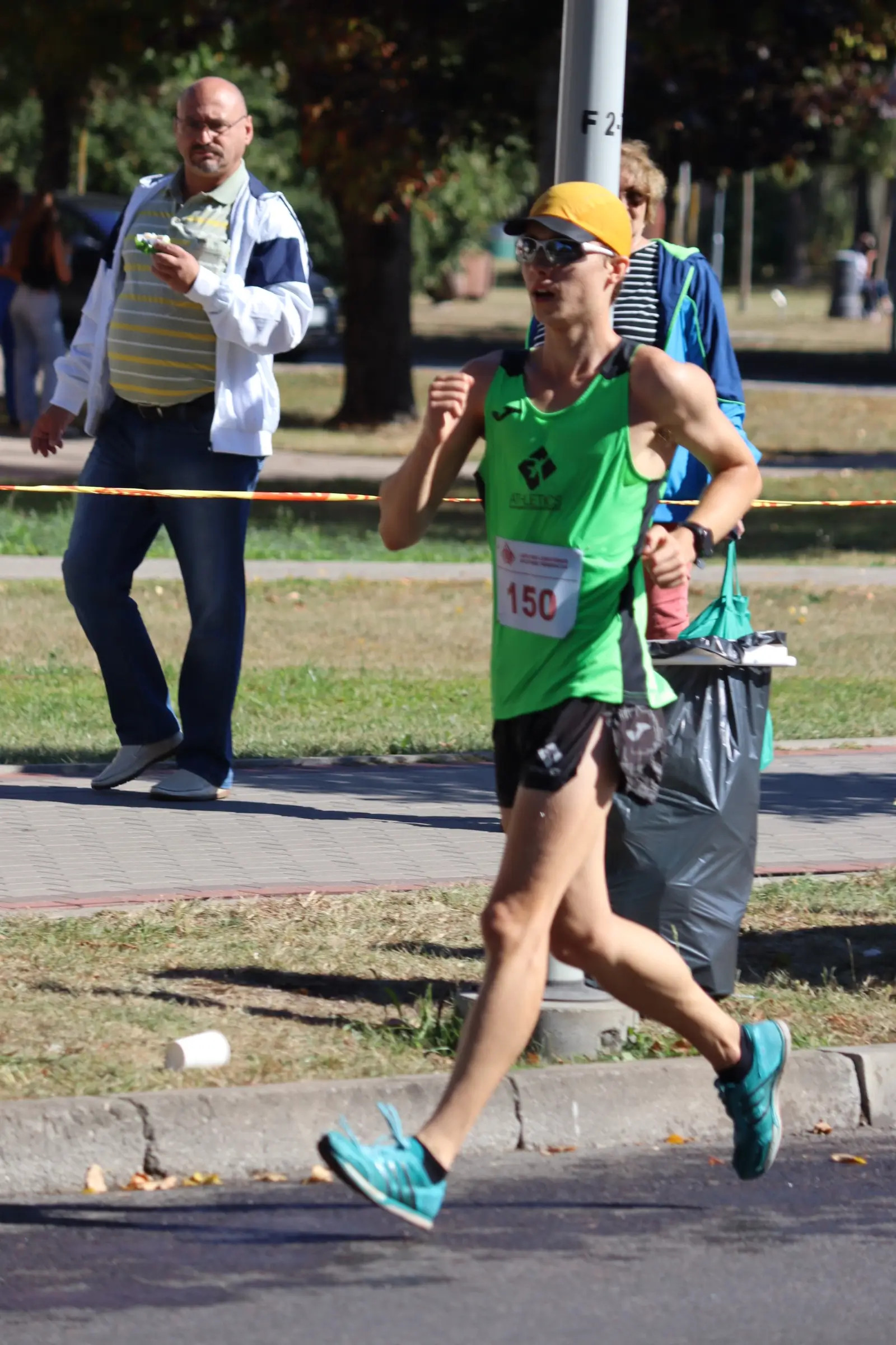 XXXI International race walking competition Druskininkai. Kacper Drobik took second place in the 5km walk.