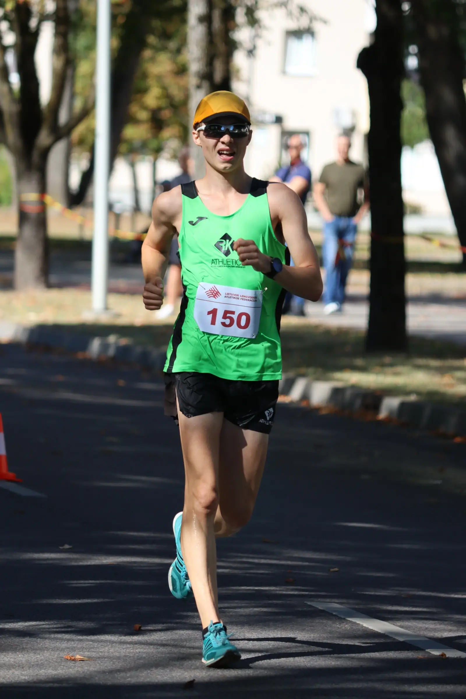 XXXI International race walking competition Druskininkai. Kacper Drobik took second place in the 5km walk.