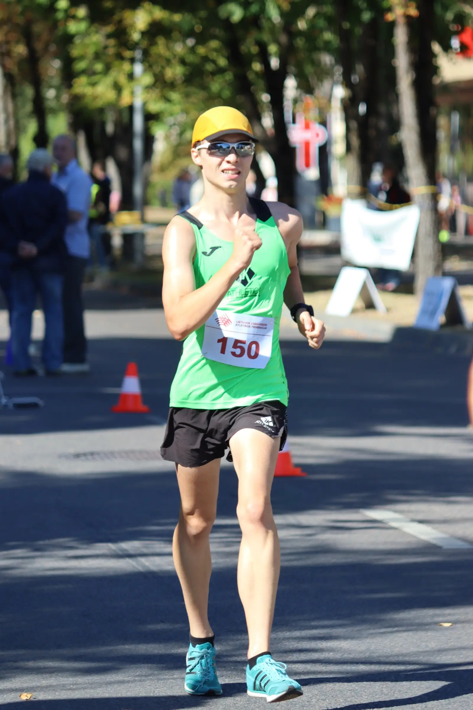 XXXI International race walking competition Druskininkai. Kacper Drobik took second place in the 5km walk.