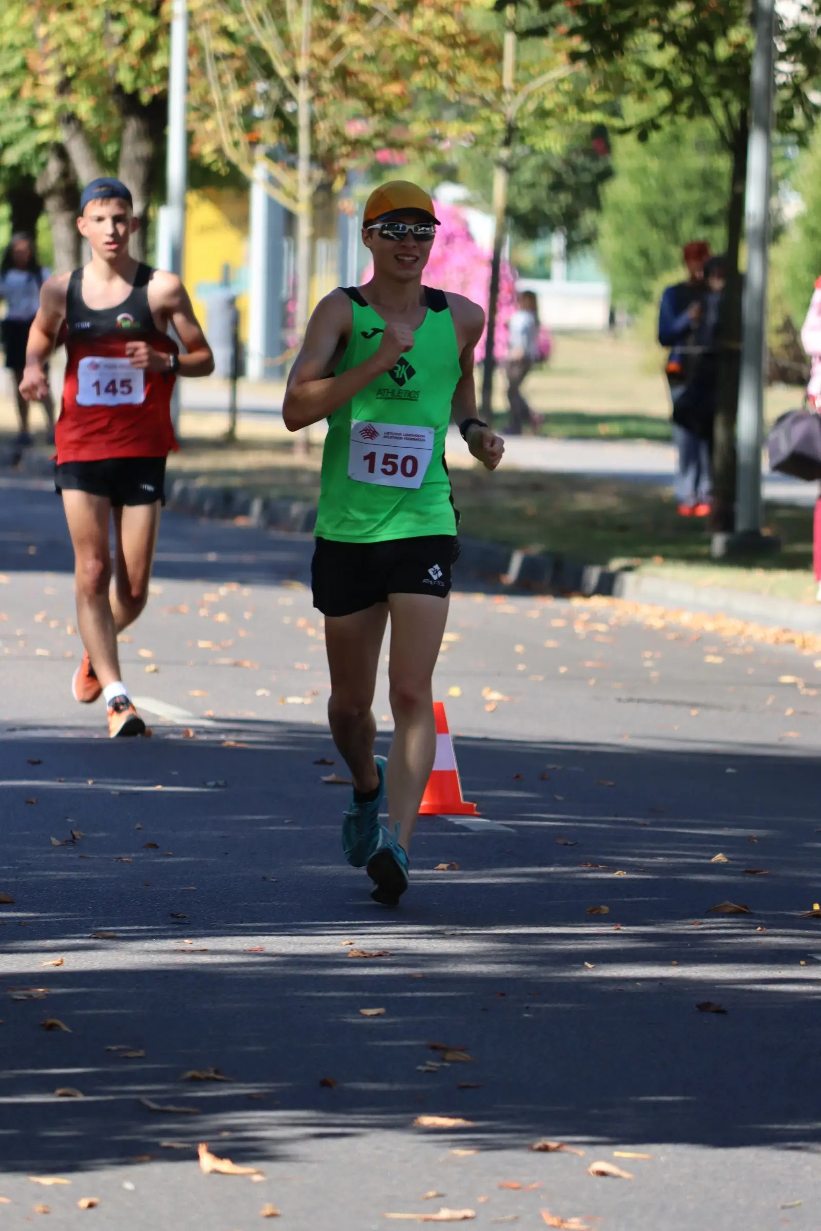 XXXI International race walking competition Druskininkai. Kacper Drobik took second place in the 5km walk.